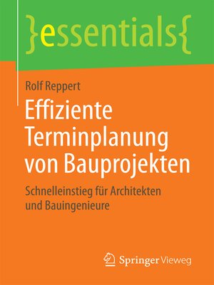 cover image of Effiziente Terminplanung von Bauprojekten